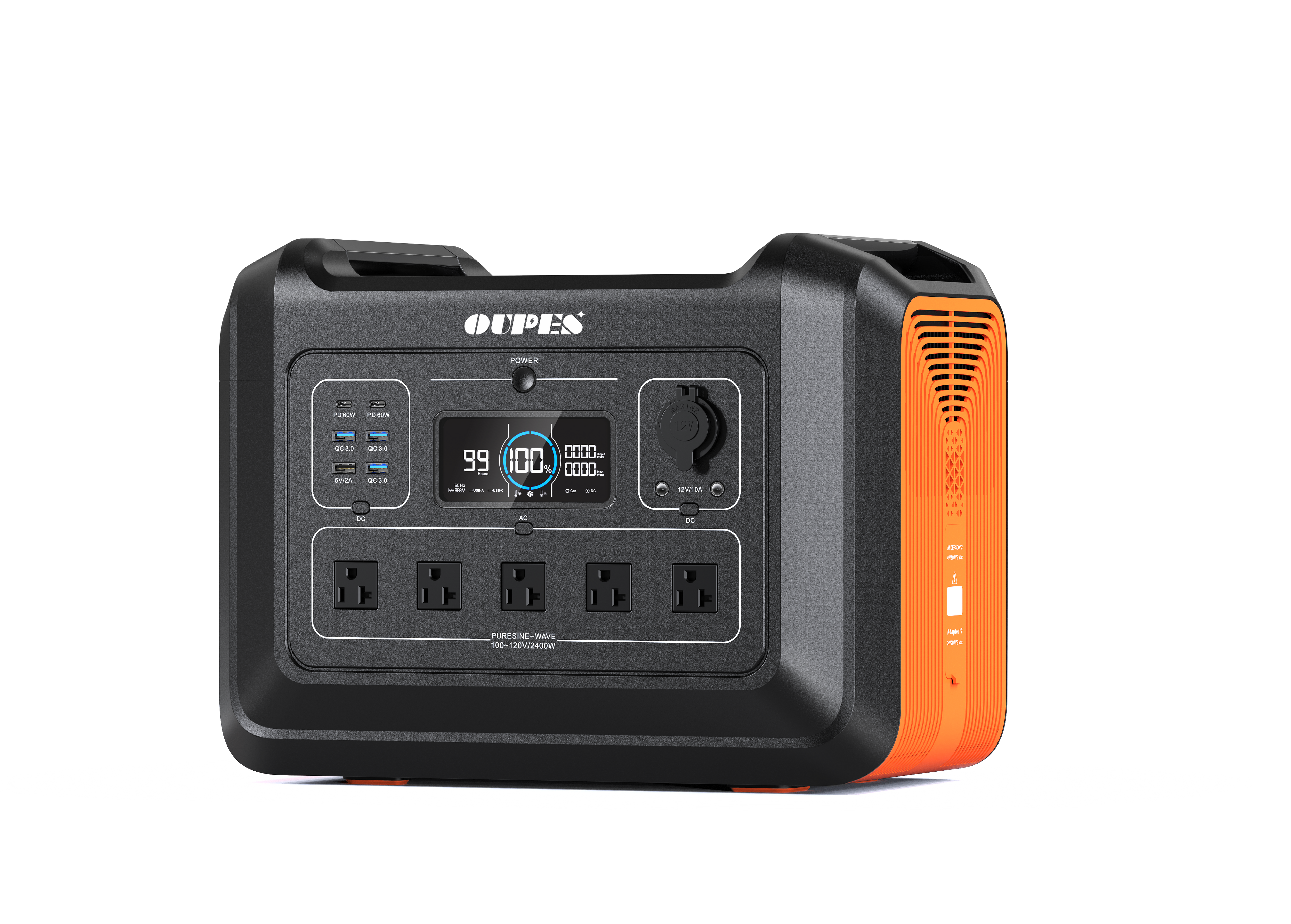 (Sold Out) OUPES 2400W, 2232Wh Portable Power Station