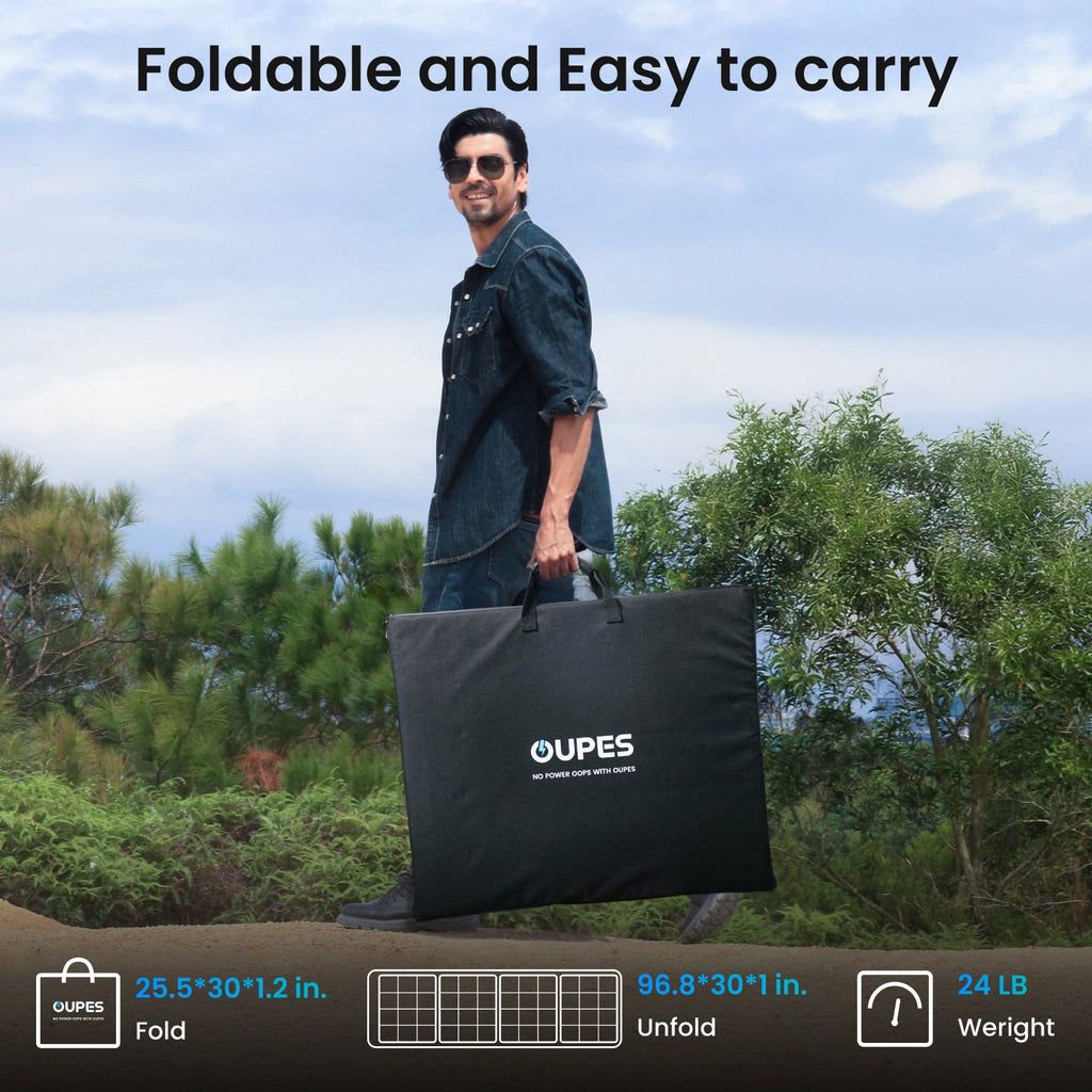 OUPES 360W Portable Solar Panel