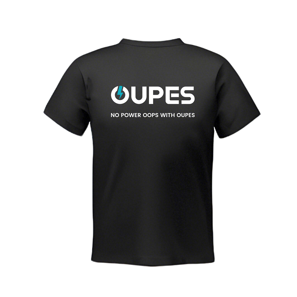 OUPES T-Shirt | Black XL