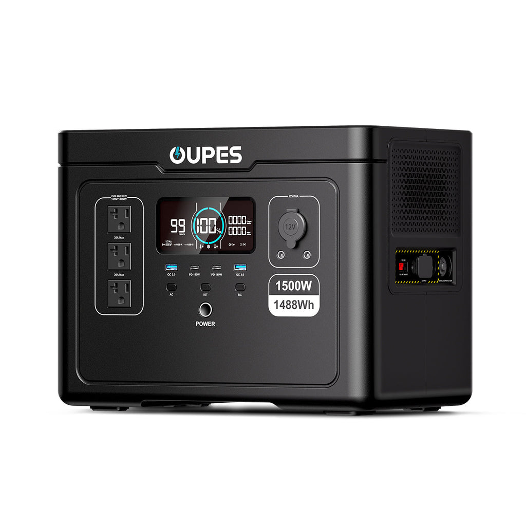 (Sold Out) OUPES Exodus 1500 + 2*240W Solar Panel | Solar Generator Kits