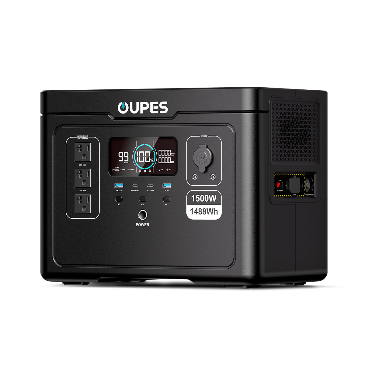 (Sold Out) OUPES Exodus 1500 + 2*240W Solar Panel | Solar Generator Kits