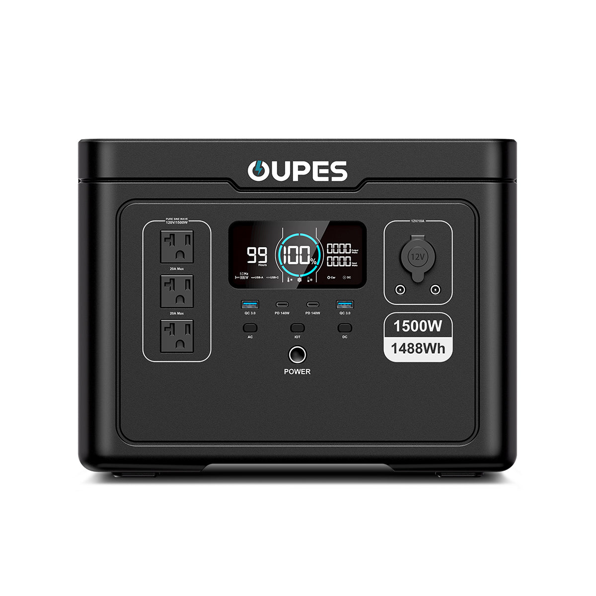 (Sold Out) OUPES Exodus 1500 + 240W Solar Panel | Solar Generator Kits