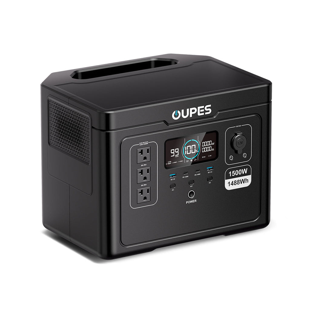 (Sold Out) OUPES Exodus 1500 + 240W Solar Panel | Solar Generator Kits