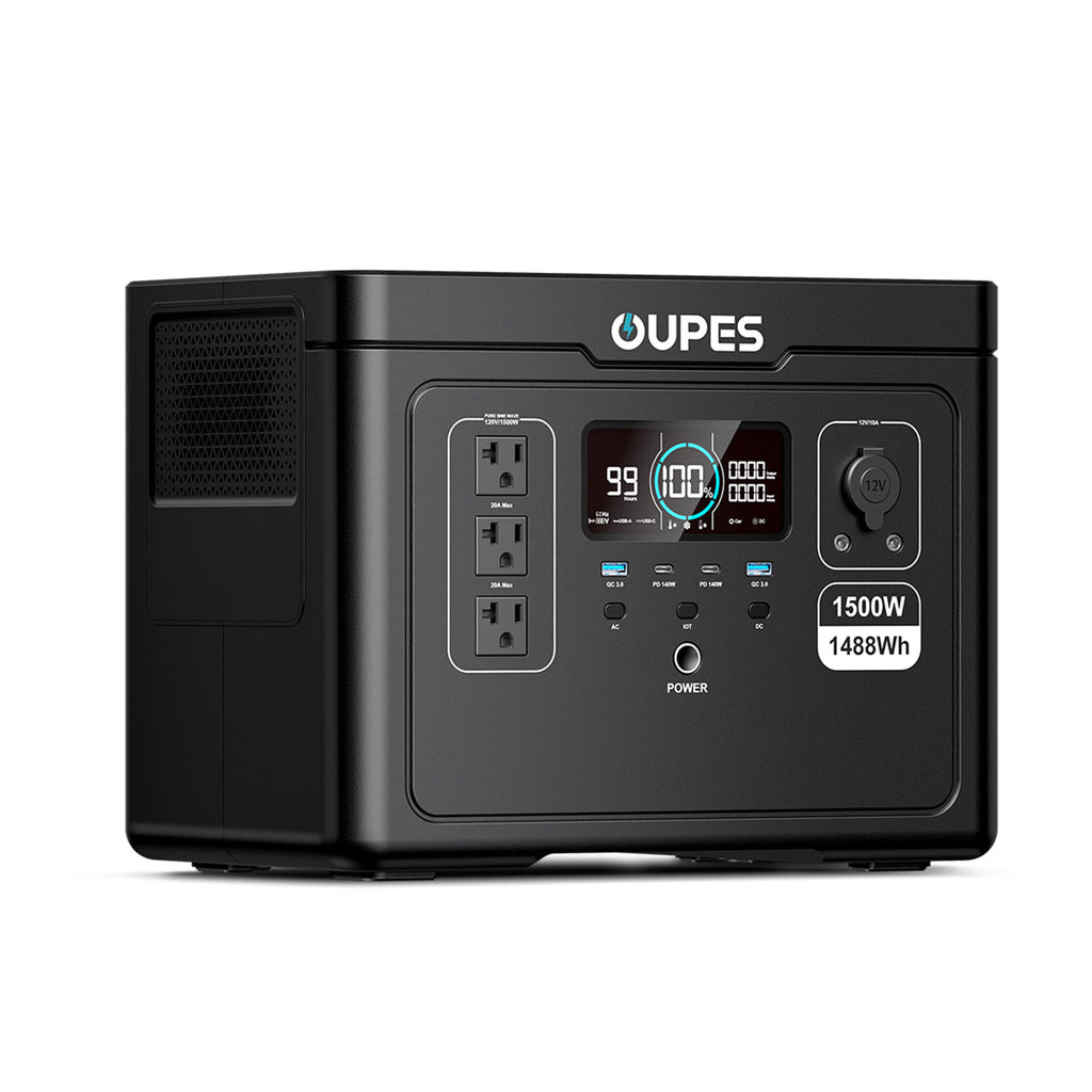 (Sold Out) OUPES Exodus 1500 + 240W Solar Panel | Solar Generator Kits