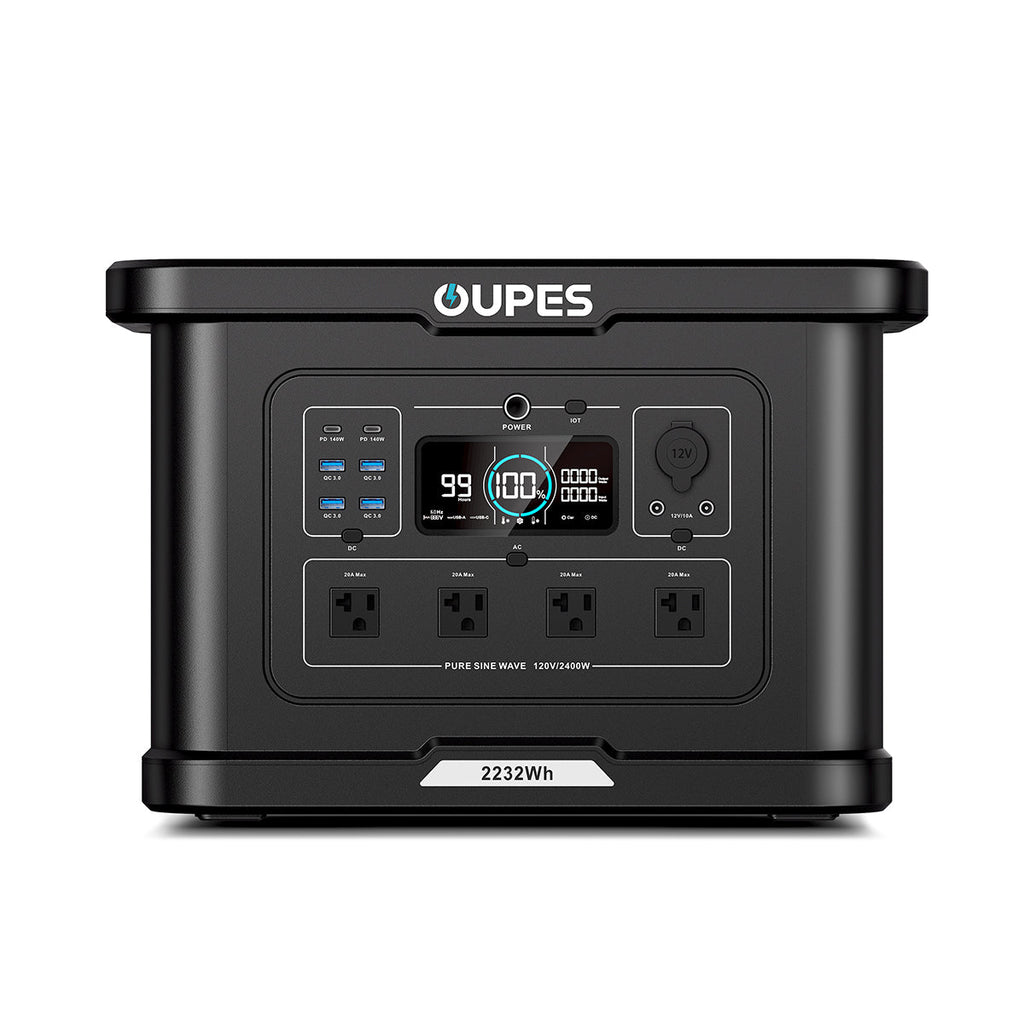 (Sold Out) OUPES Exodus 2400 + 240W Solar Panel | Solar Generator Kits