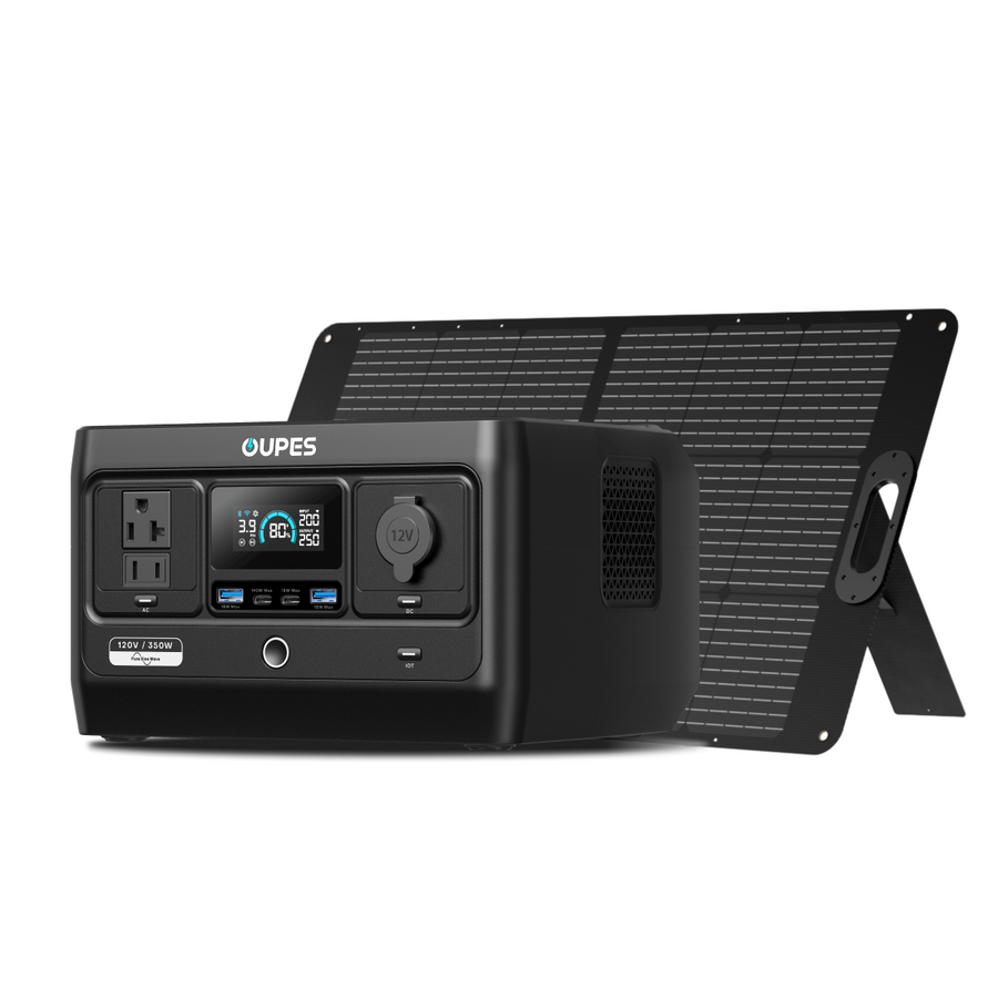 Exodus 350 + 100W Solar Panel | Solar Generator Kits