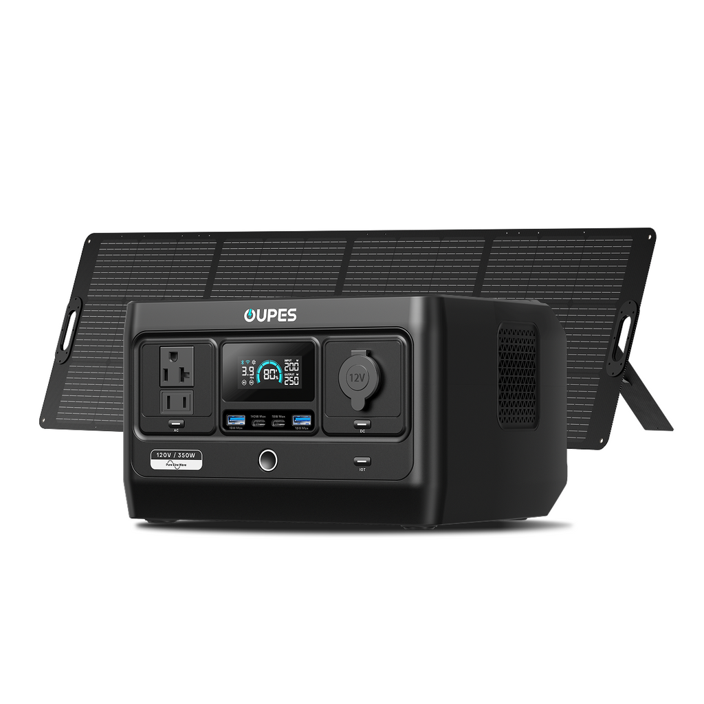 Exodus 350 + 240W Solar Panel | Solar Generator Kits
