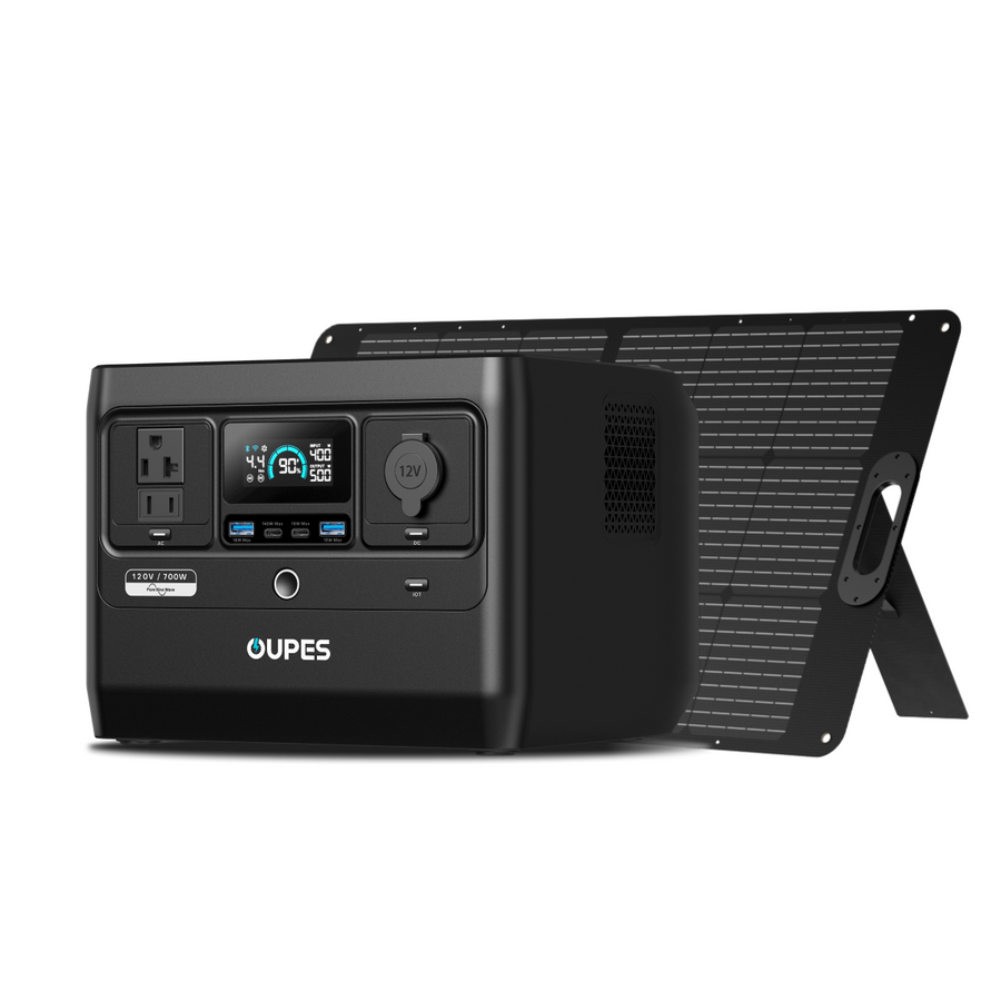 Exodus 700 + 100W Solar Panel | Solar Generator Kits