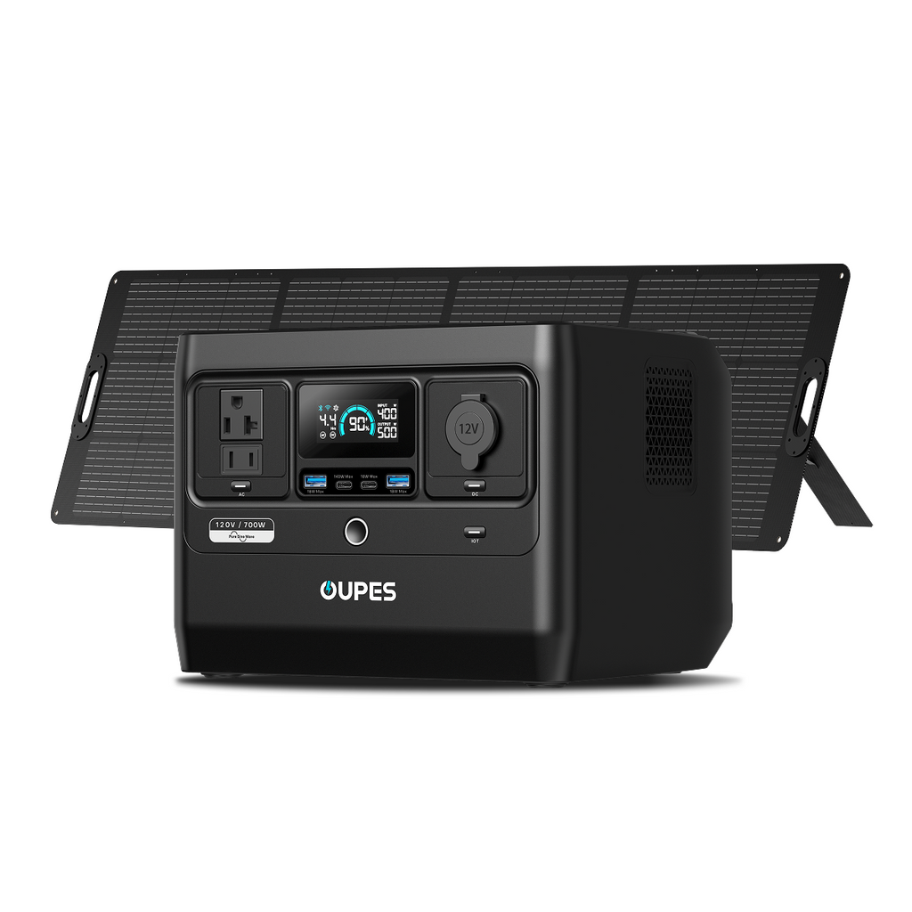 Exodus 700 + 240W Solar Panel | Solar Generator Kits