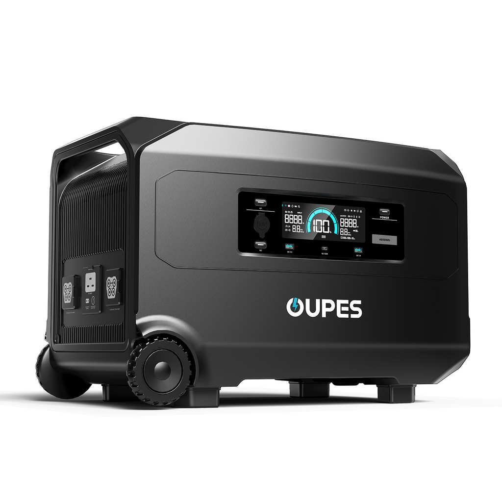 OUPES Guardian 6000 V2 + G5 Extra Battery + 2*240W Solar Panel | Solar Generator Kit