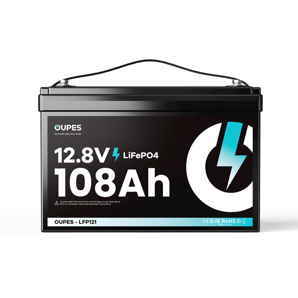 (Sold Out) OUPES LFP121 12V 108Ah LiFePO4 Lithium Deep Cycle Battery