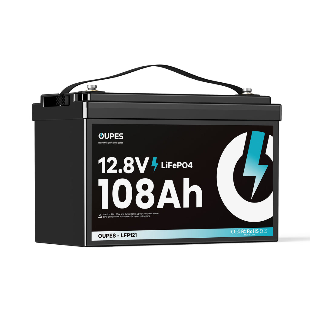 (Sold Out) OUPES LFP121 12V 108Ah LiFePO4 Lithium Deep Cycle Battery