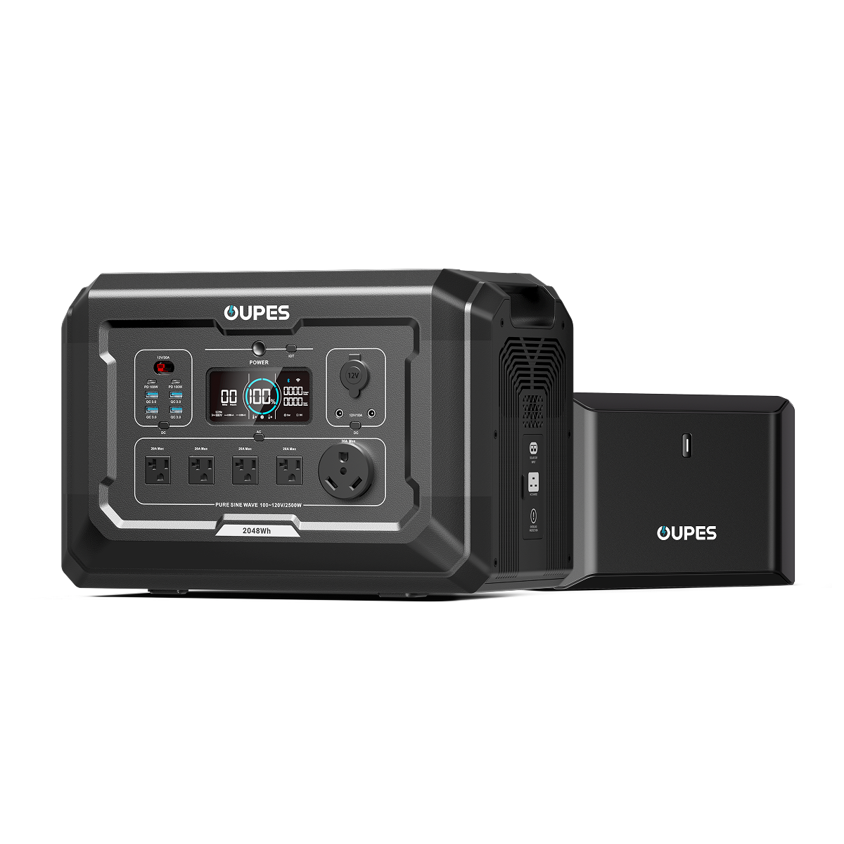 OUPES 800W Alternator Charger + Mega 2 Portable Power Station