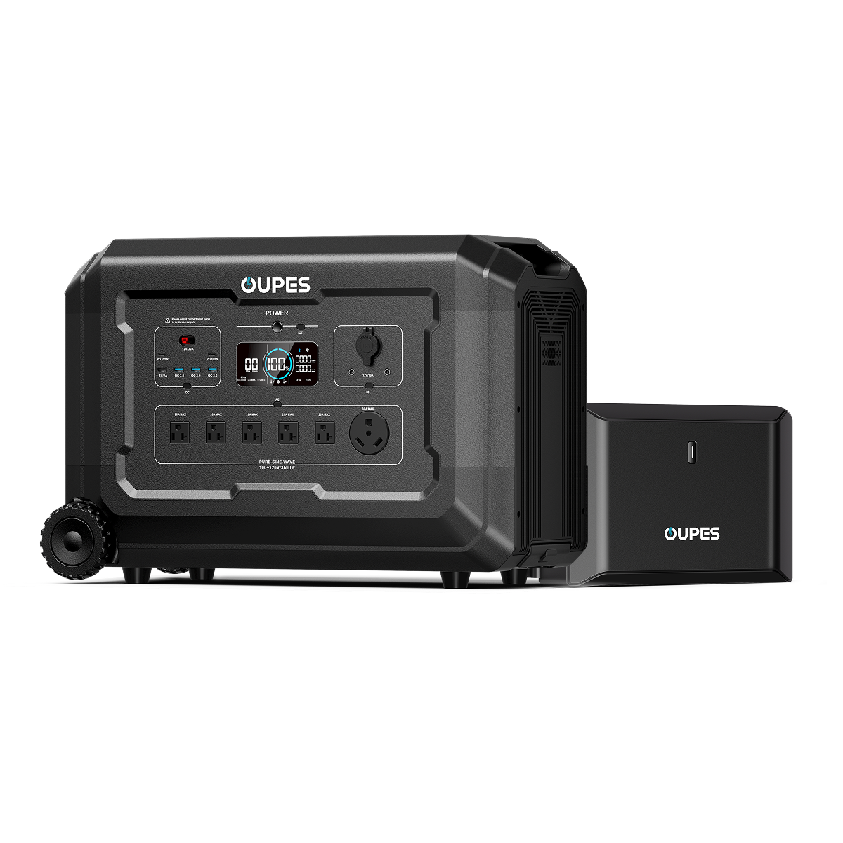 OUPES 800W Alternator Charger + Mega 3 Portable Power Station
