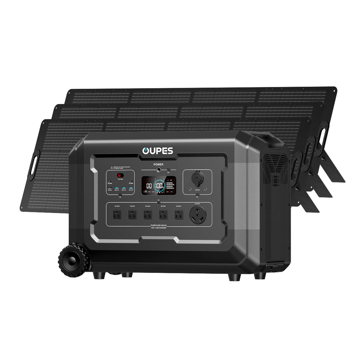 (Sold Out) Mega 5 + 3*240W Solar Panel | Solar Generator Kit