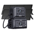 Mega 1 + B2 Extra Battery + 2*240W Solar Panel | Solar Generator Kit