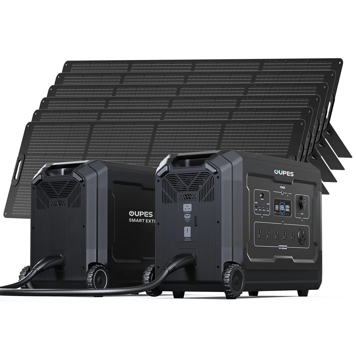 (Sold Out) Mega 5 + B5 Extra Battery + 6*240W Solar Panel | Solar Generator Kit