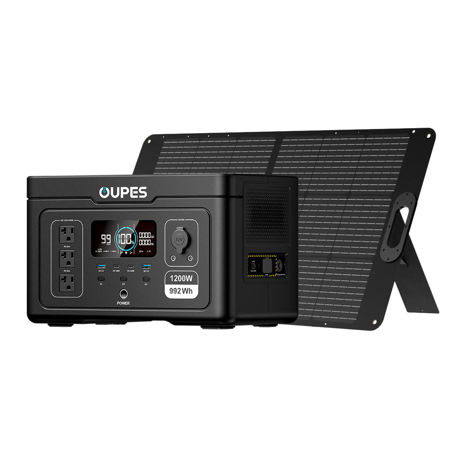 (Sold Out) OUPES Exodus 1200 + 100W Solar Panel | Solar Generator Kits