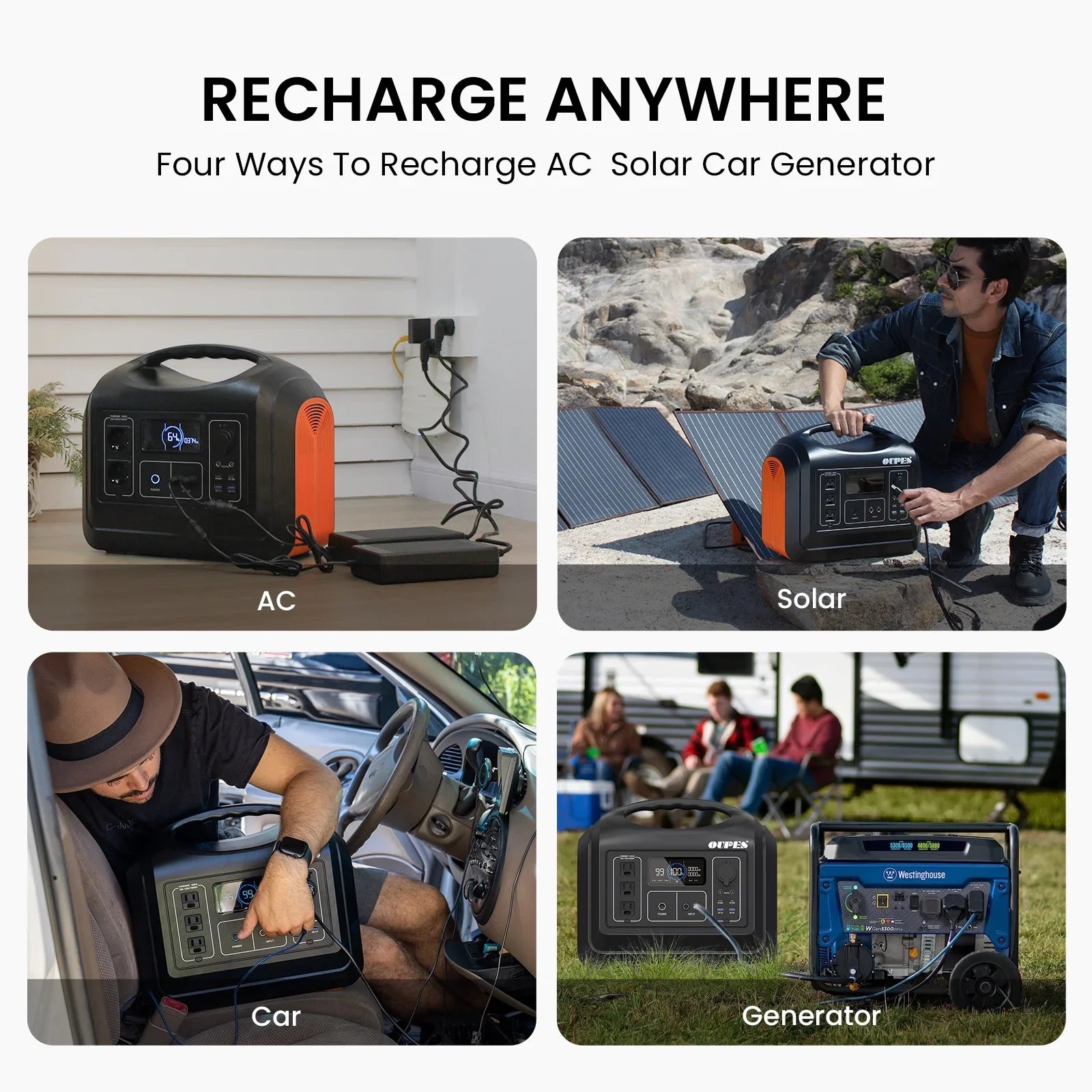 (Sold Out) OUPES 1800W, 1488Wh Portable Power Station