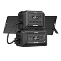 Mega 1 + B2 Extra Battery + 240W Solar Panel | Solar Generator Kit
